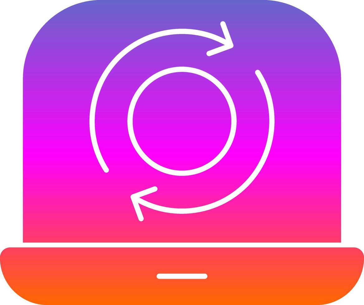 Programming Cycle Vector Icon Design