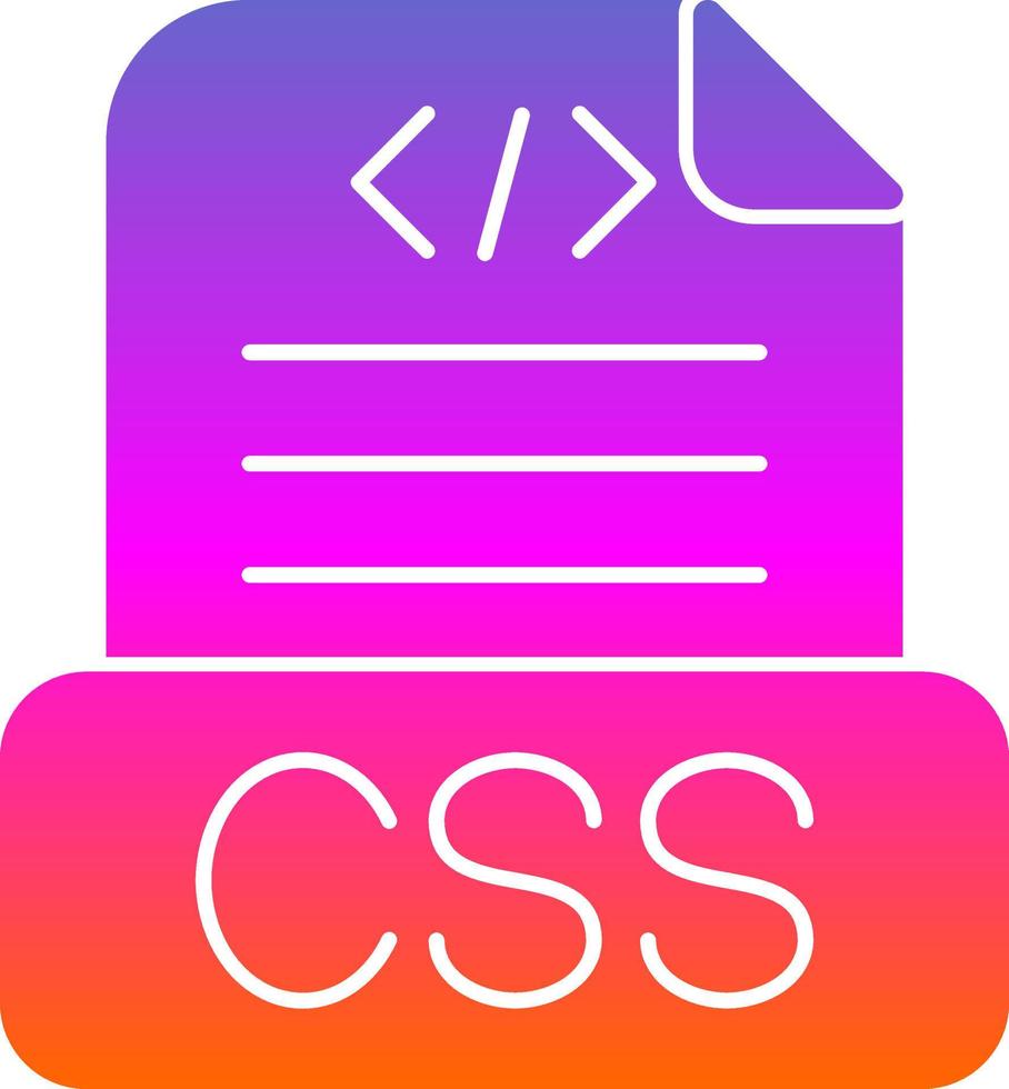 Css File Vector Icon Design