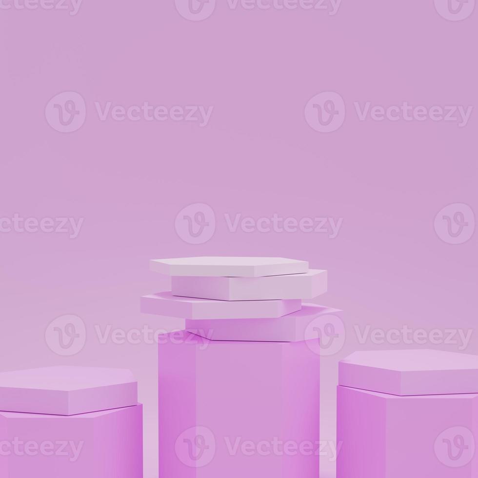 3d rendering display product abstract minimal scene with geometric podium platform. stand for cosmetic products. Stage showcase on pedestal 3d studio. photo