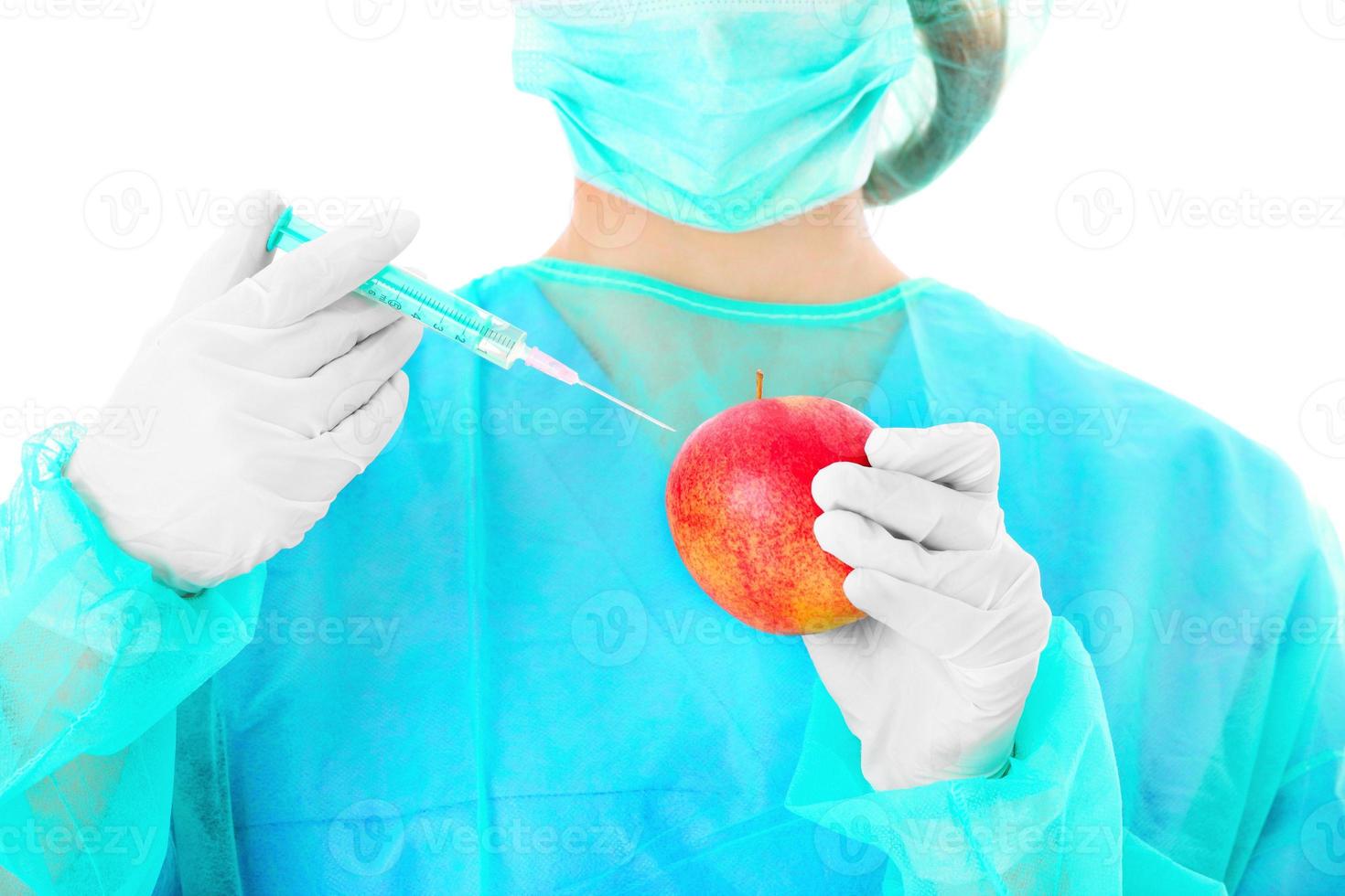Genetic modified apple photo