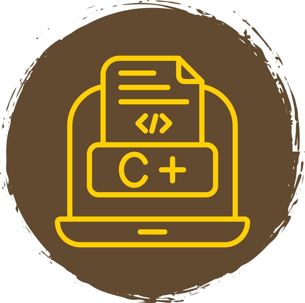 Coding Language Vector Icon Design