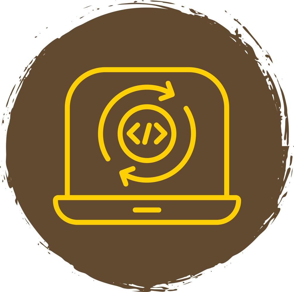 Programming Cycle Vector Icon Design