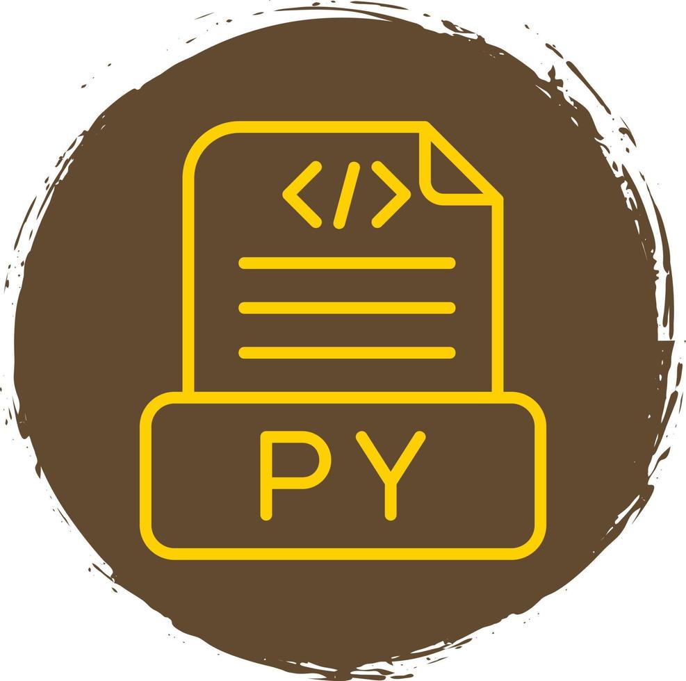 diseño de icono de vector de archivo python