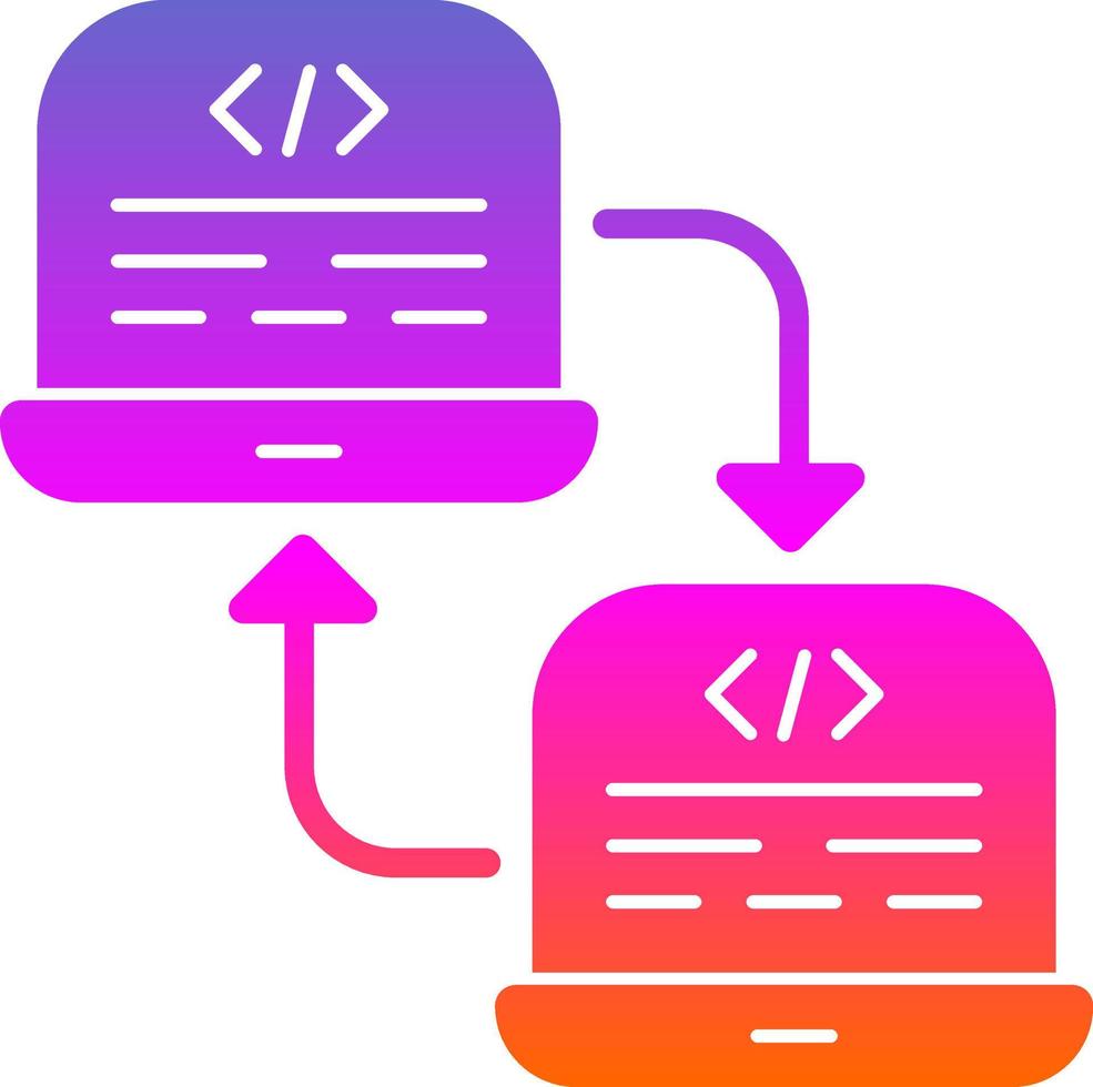 Code Refactoring Vector Icon Design