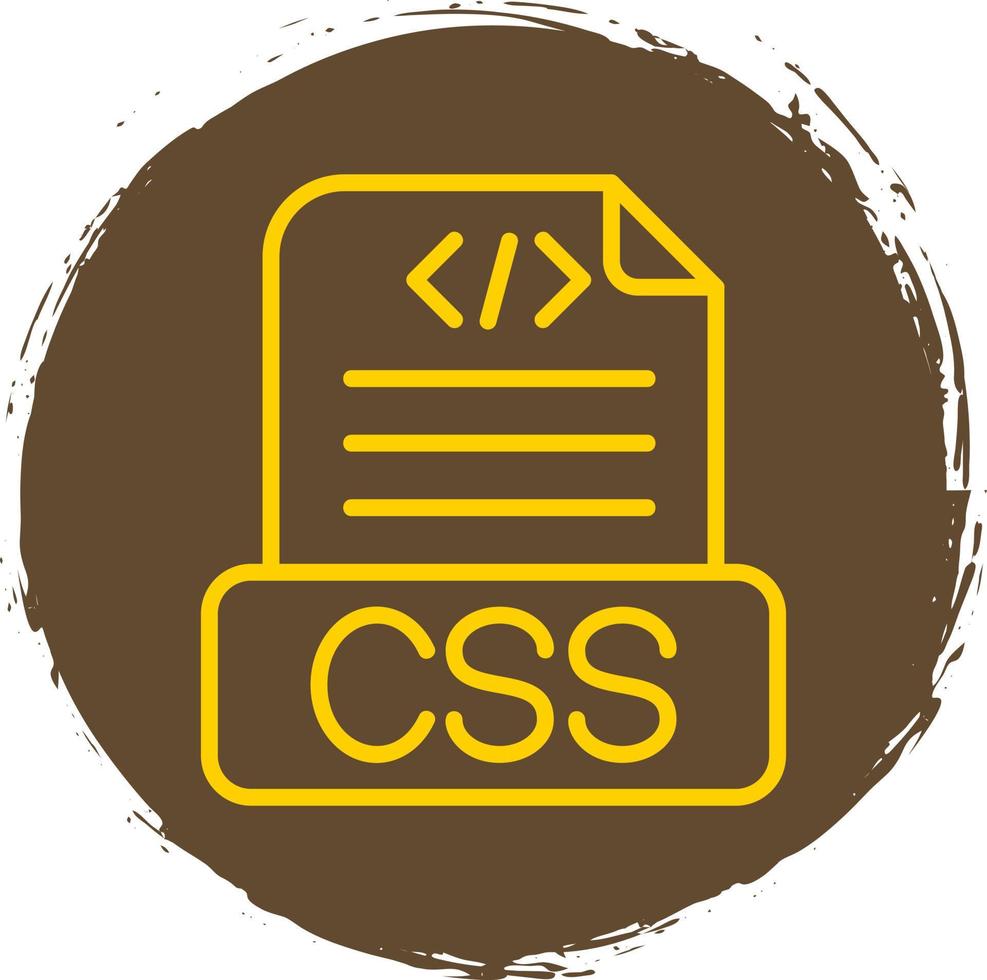 Css File Vector Icon Design