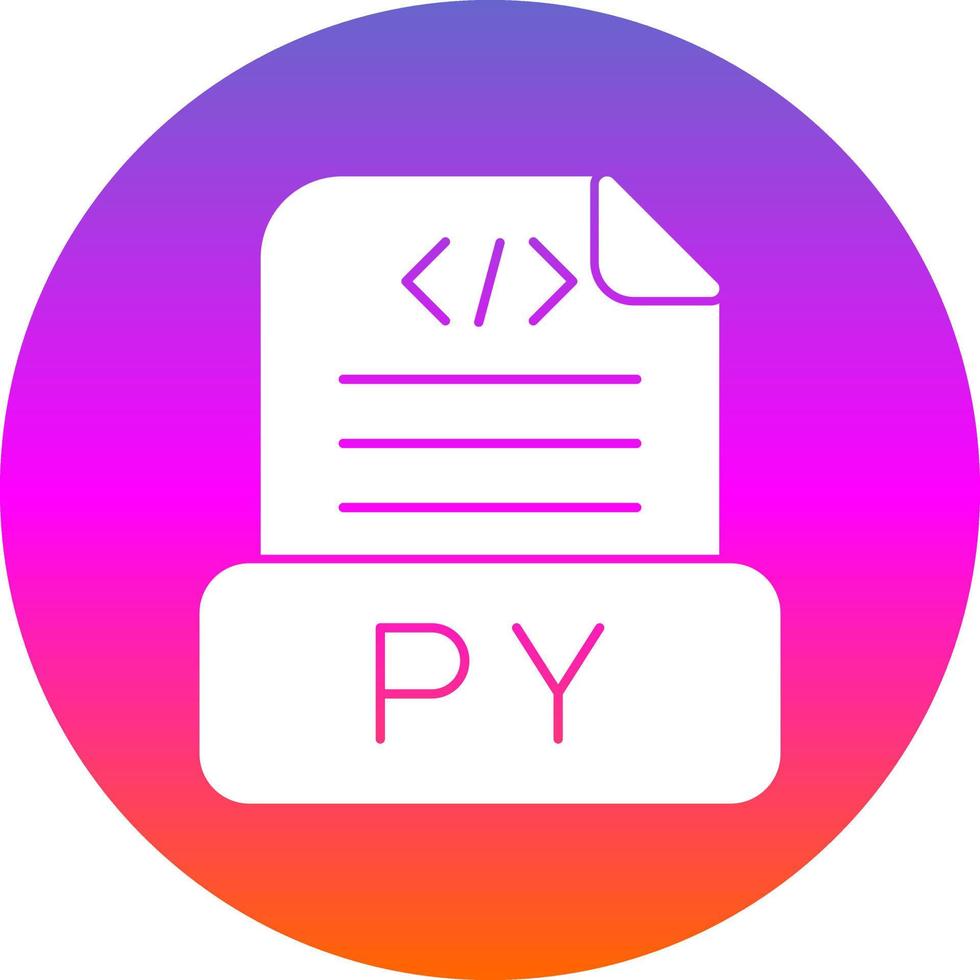 Python File Vector Icon Design 15813273 Vector Art at Vecteezy