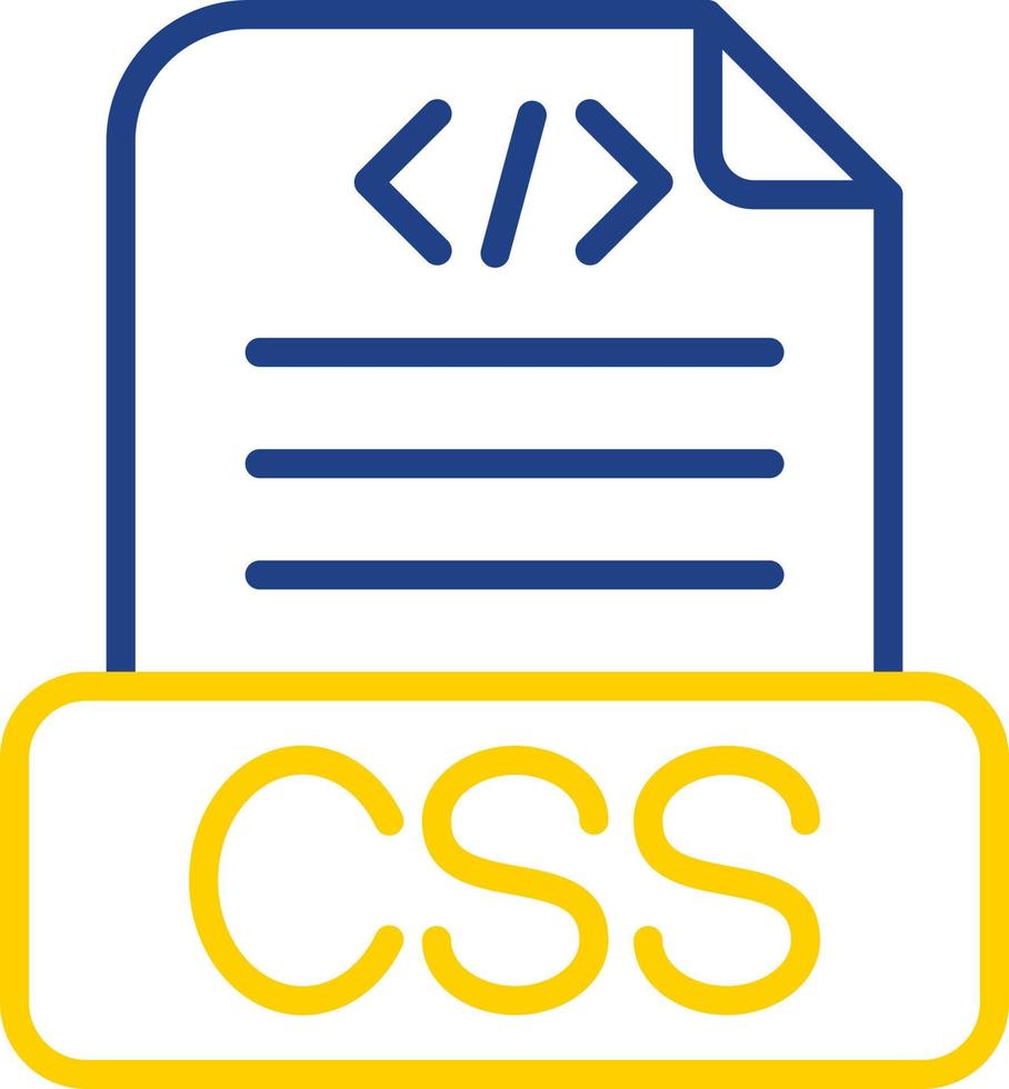 Css File Vector Icon Design