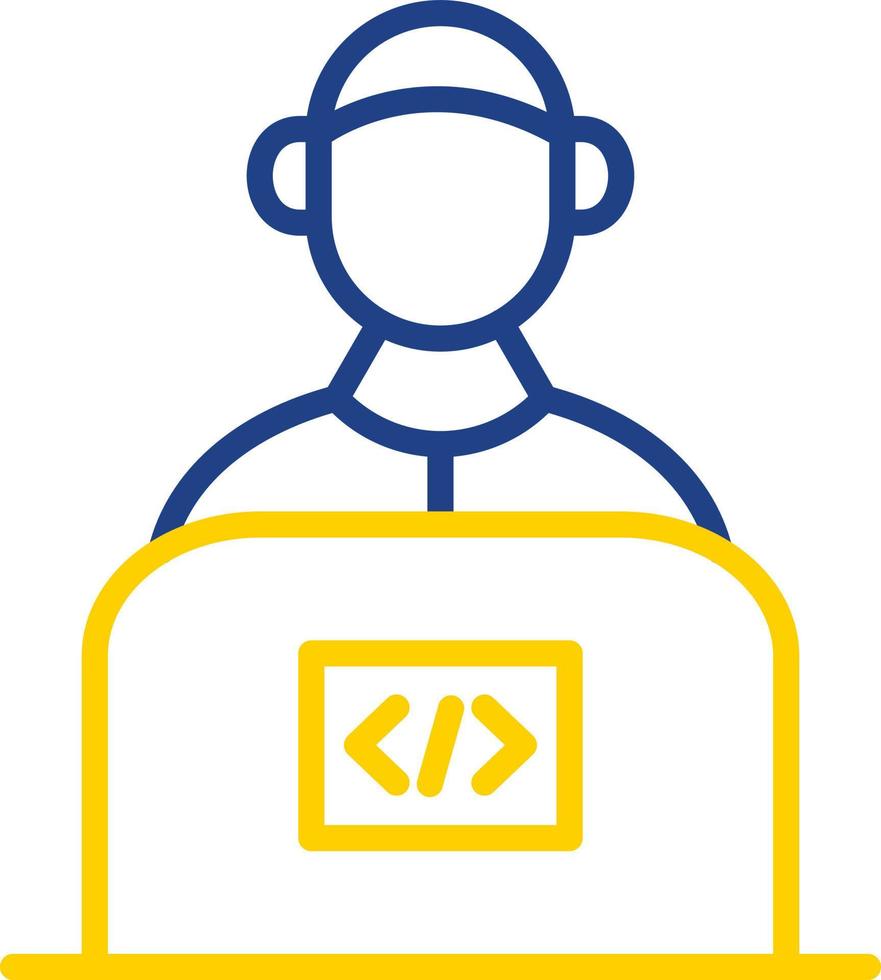 Senior Developer Vector Icon Design