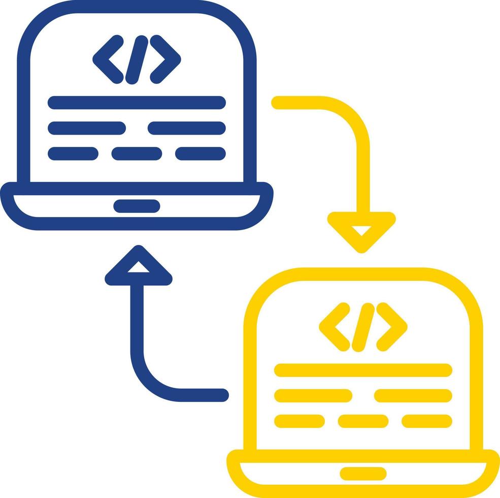 diseño de icono de vector de refactorización de código