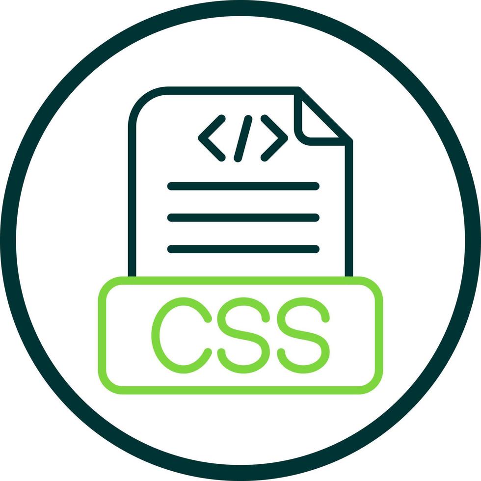 Css File Vector Icon Design