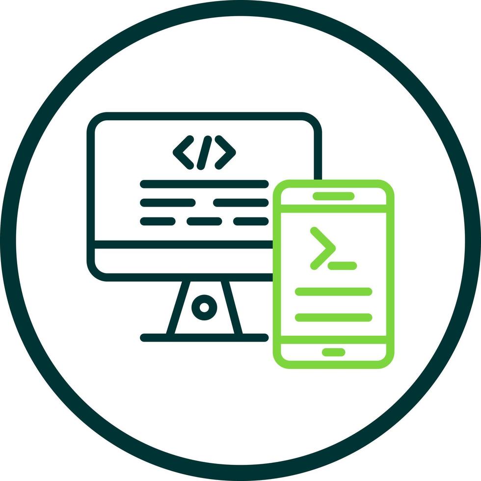 Code Terminal Vector Icon Design