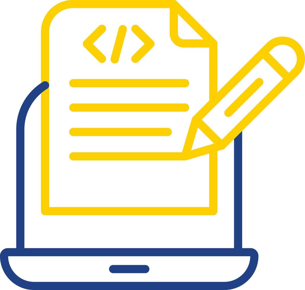 Programming Notes Vector Icon Design