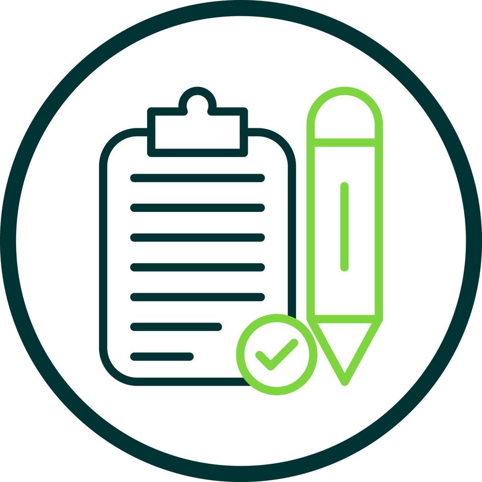 Task Planning Vector Icon Design