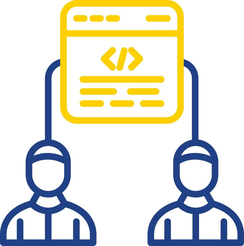 Website Hierarchy Vector Icon Design