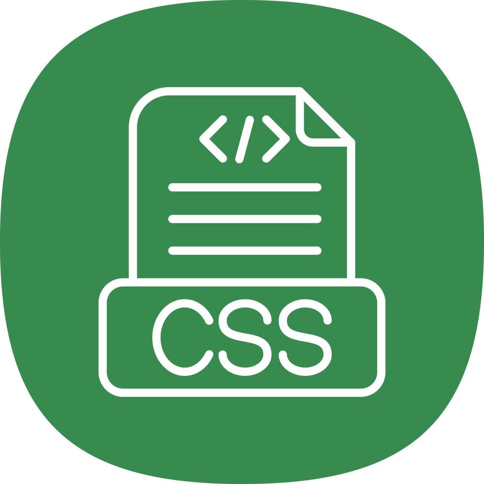 Css File Vector Icon Design
