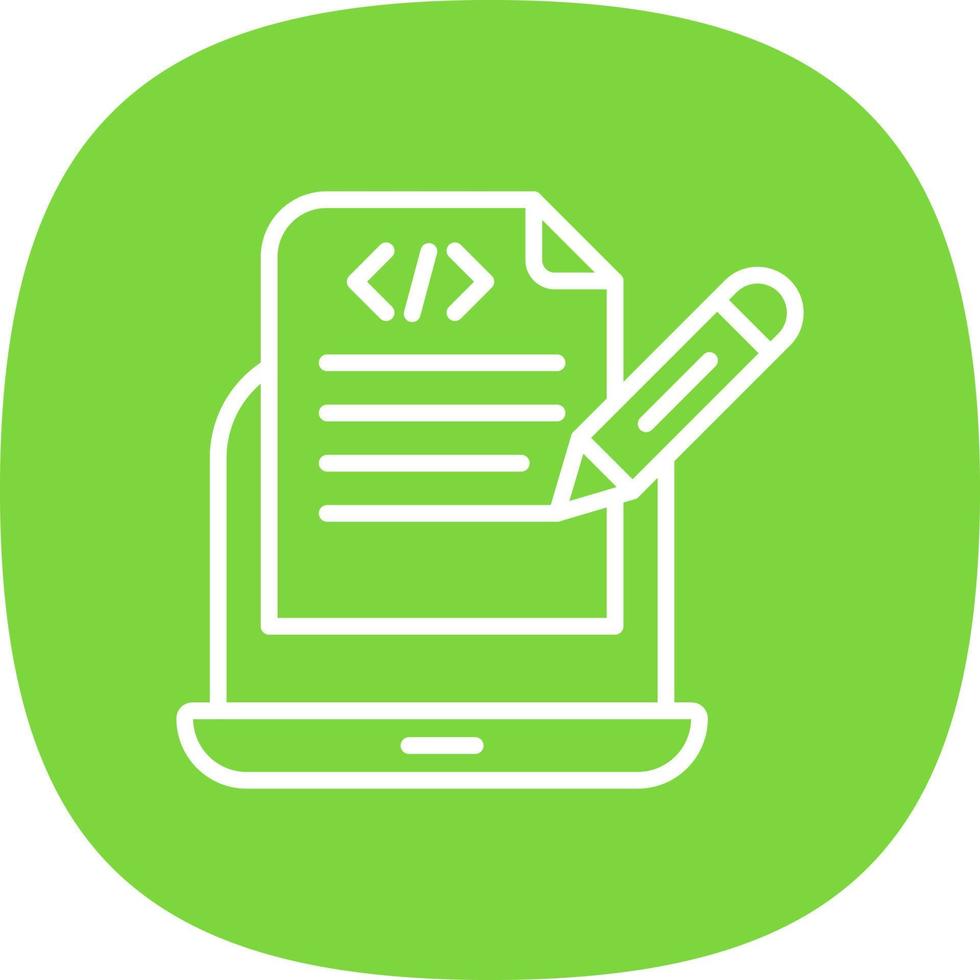 Programming Notes Vector Icon Design
