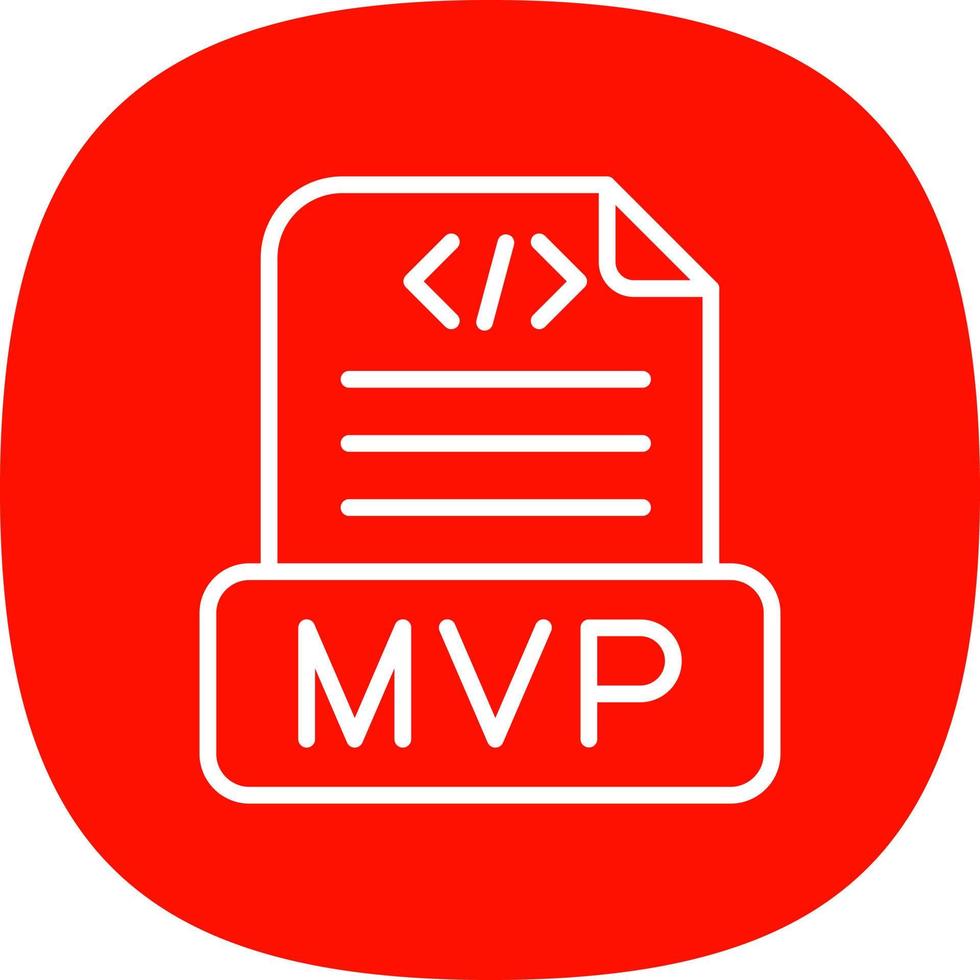 diseño de icono de vector mvp