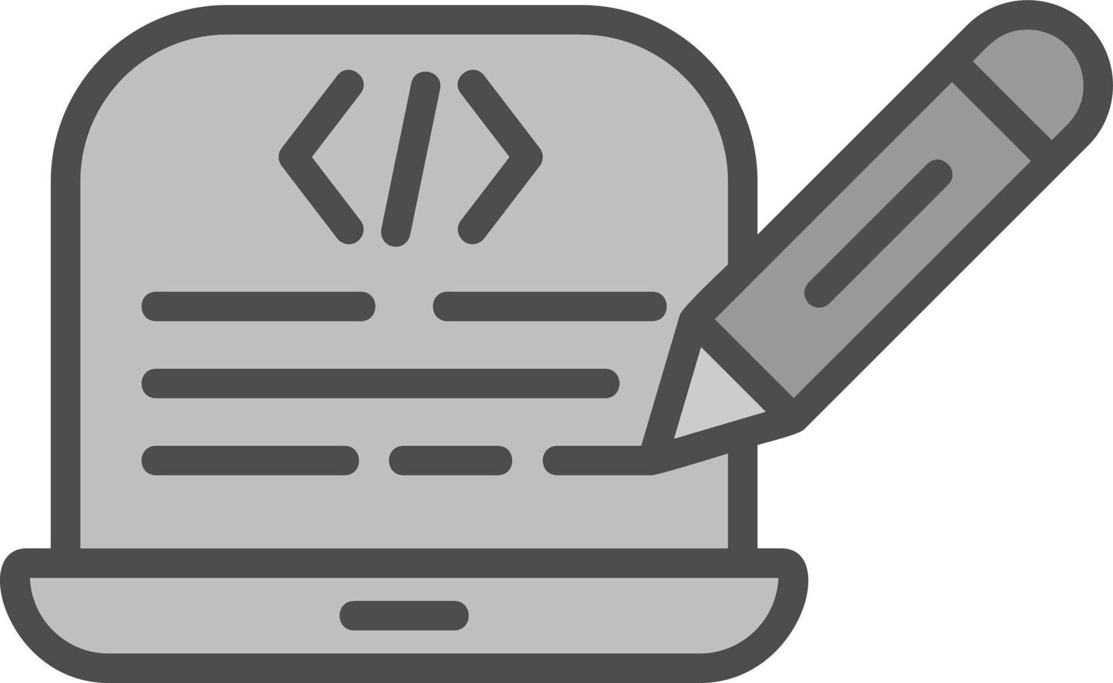 Edit Code Vector Icon Design
