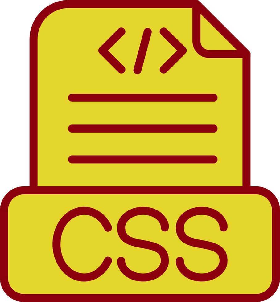Css File Vector Icon Design