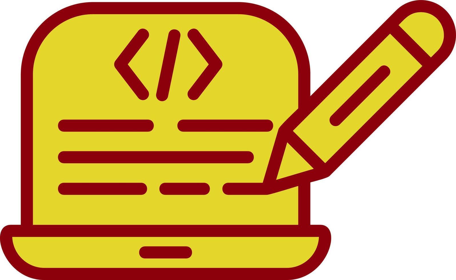 Edit Code Vector Icon Design