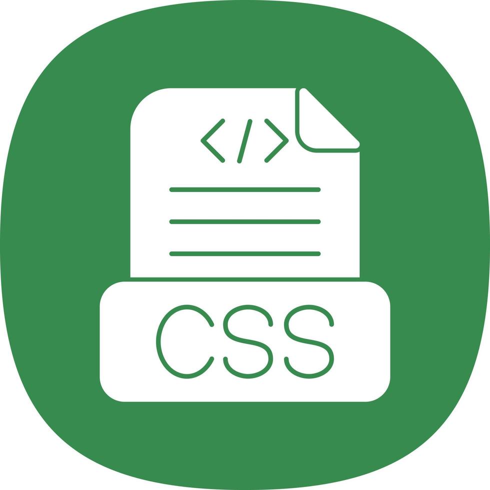 Css File Vector Icon Design