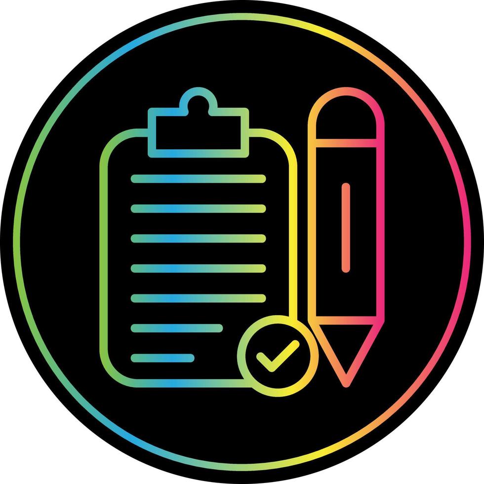 Task Planning Vector Icon Design