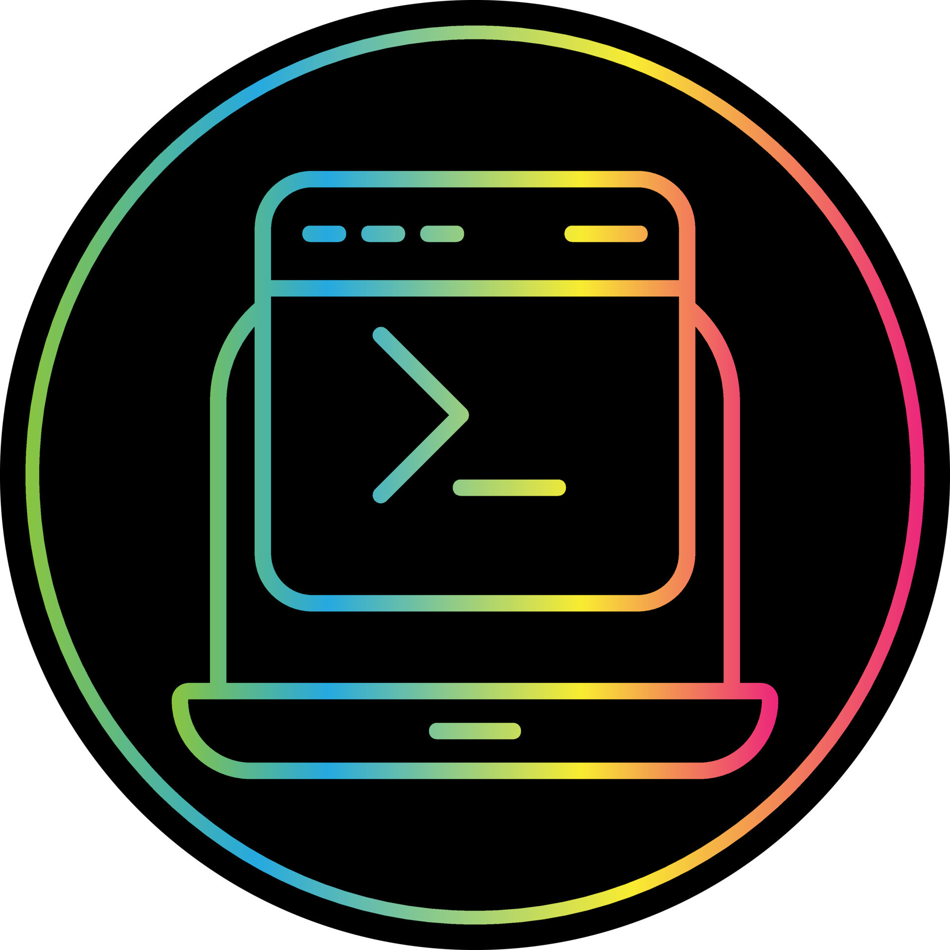 Command Line Vector Icon Design 15813877 Vector Art at Vecteezy