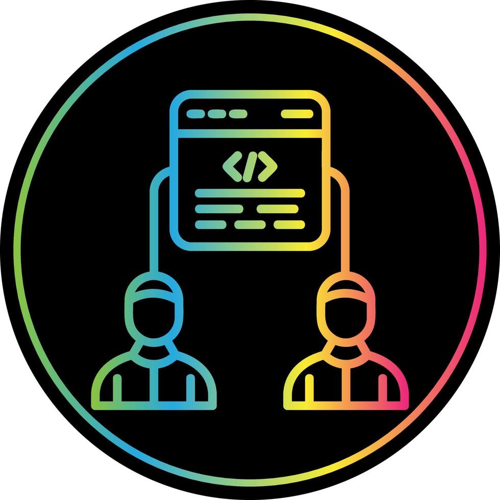 Website Hierarchy Vector Icon Design