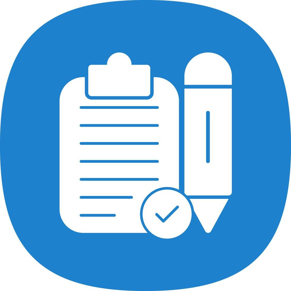 Task Planning Vector Icon Design