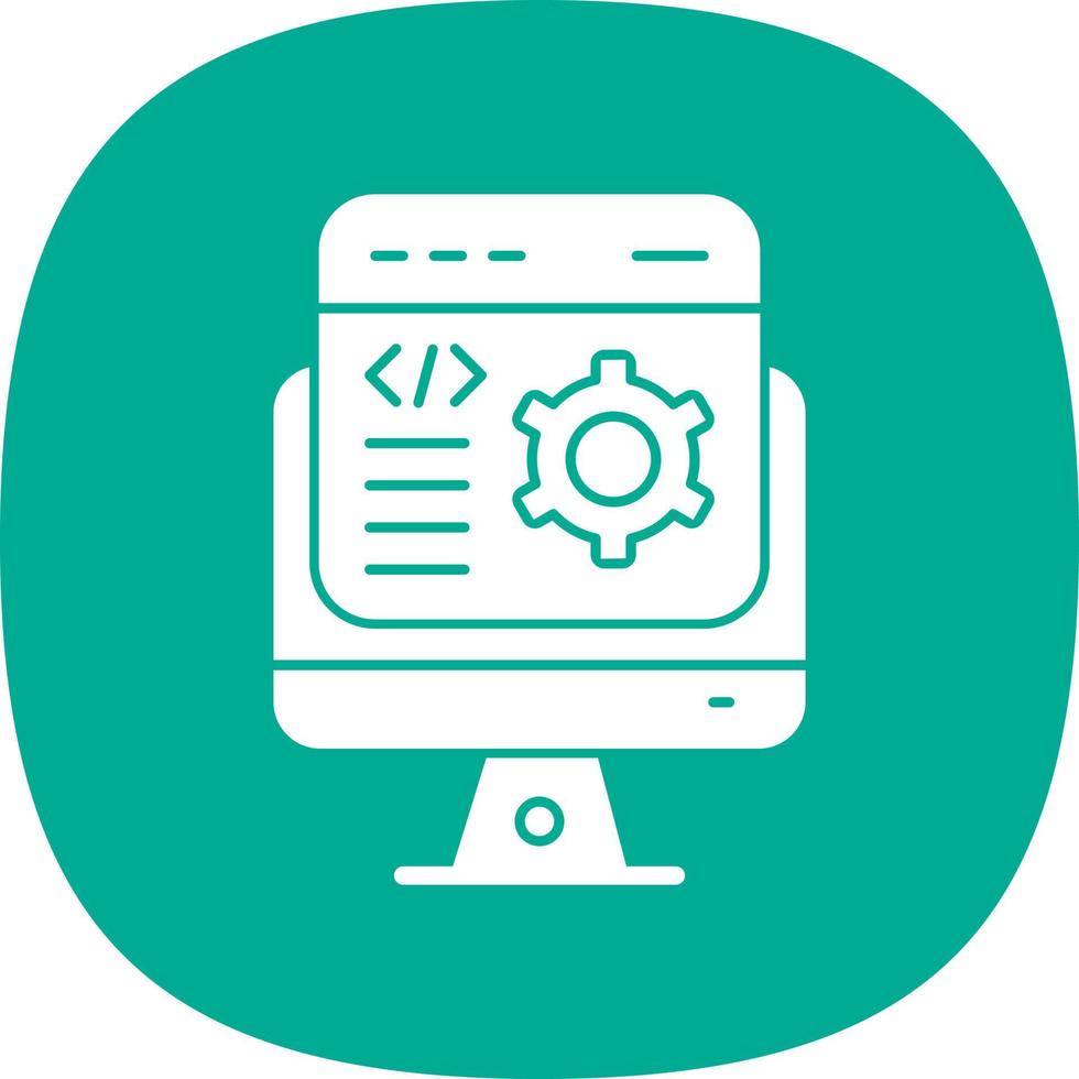 Software Developer Vector Icon Design