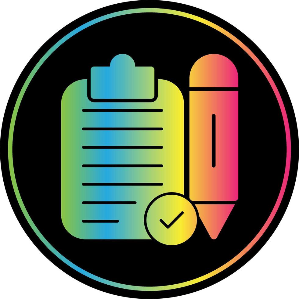 Task Planning Vector Icon Design