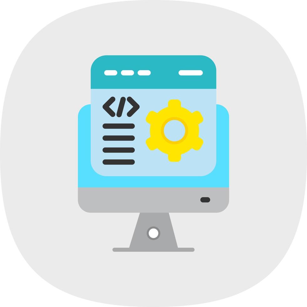 Software Developer Vector Icon Design