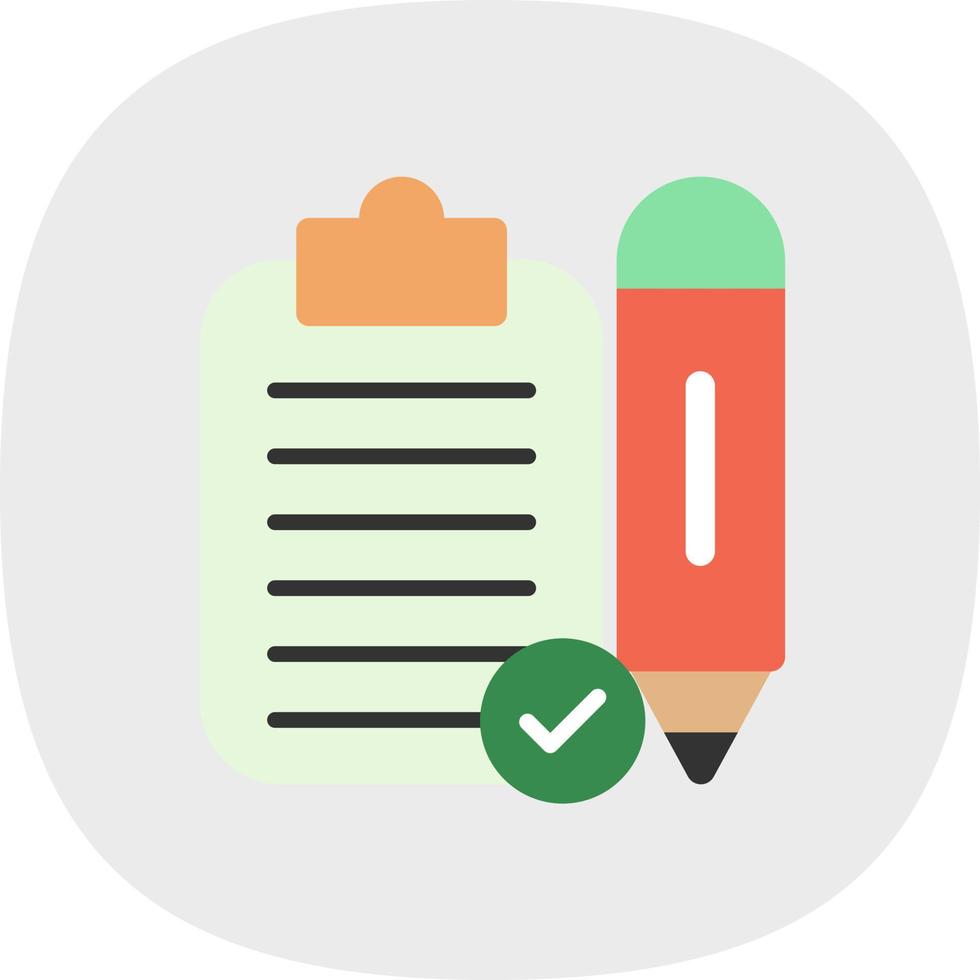 Task Planning Vector Icon Design