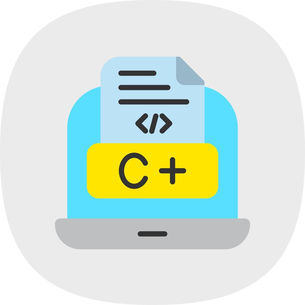 Coding Language Vector Icon Design