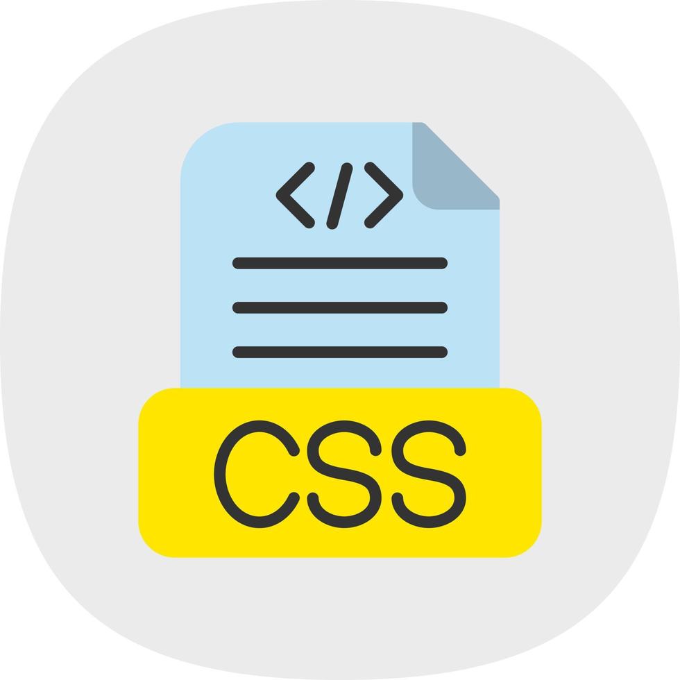 Css File Vector Icon Design