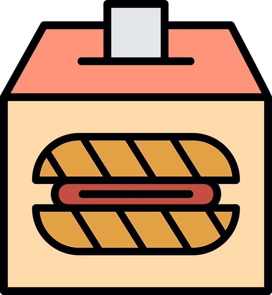 Bread Donation Vector Icon Design