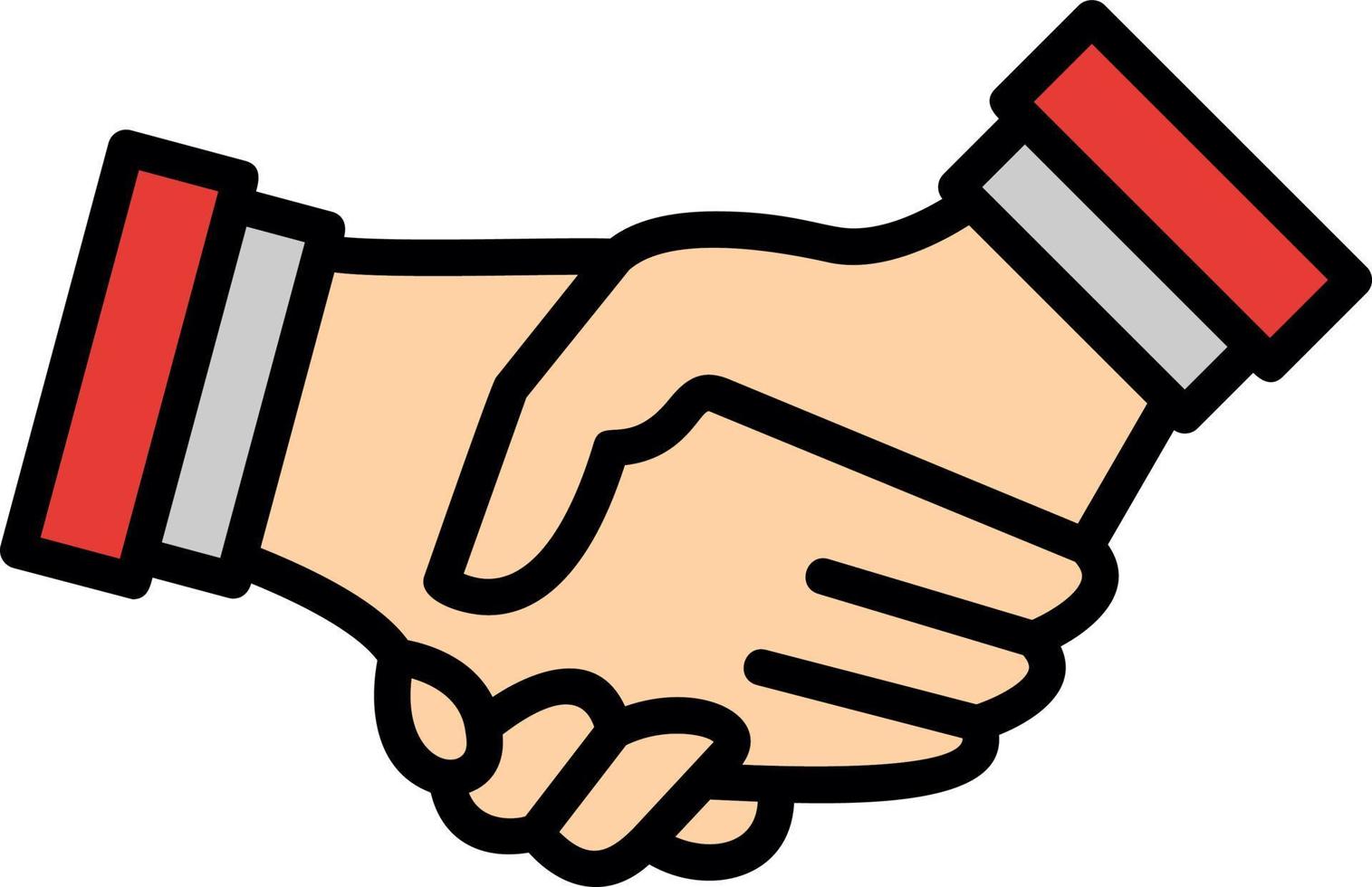 Handshake Vector Icon Design