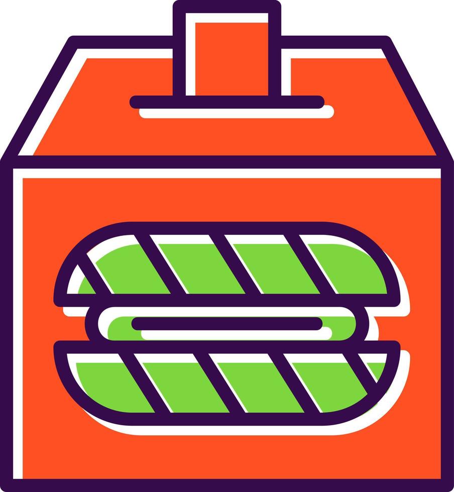 Bread Donation Vector Icon Design