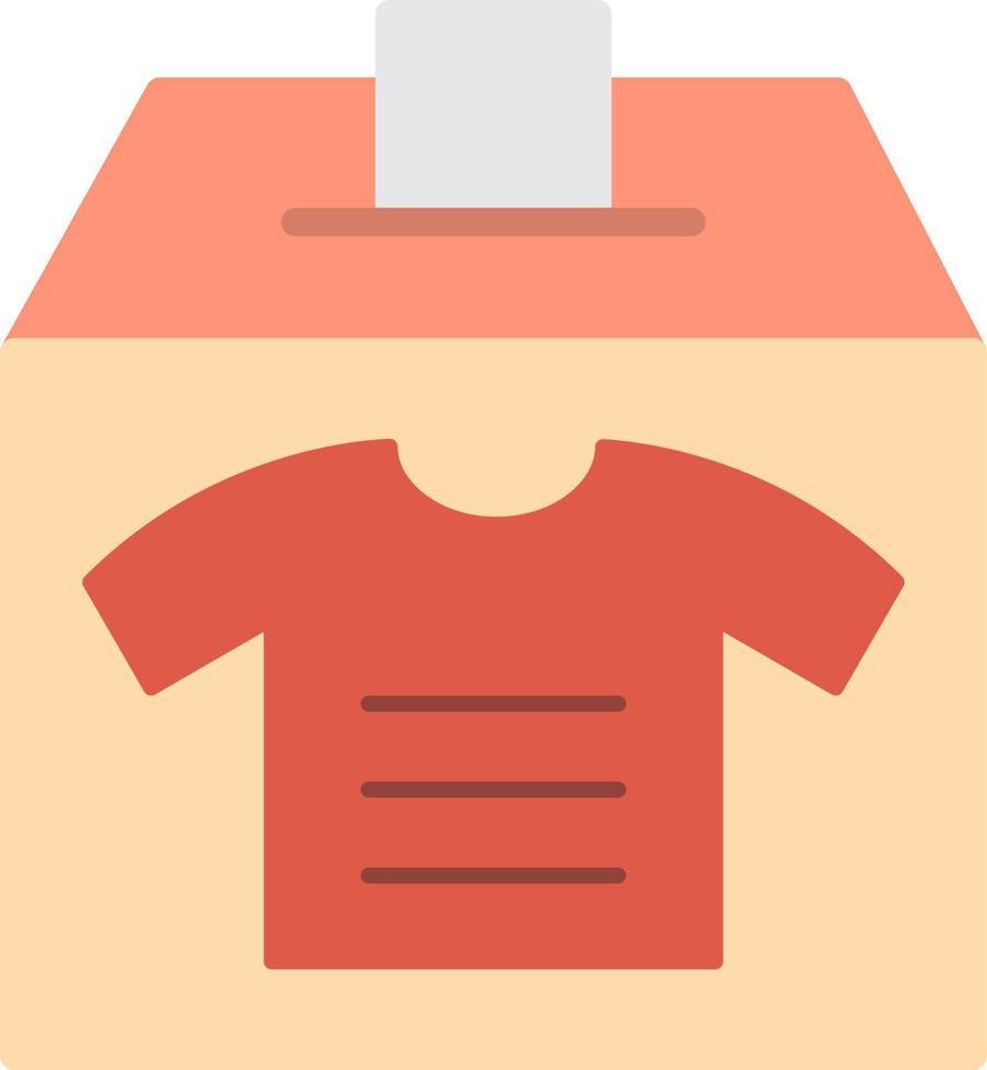 Clothes Donation Vector Icon Design