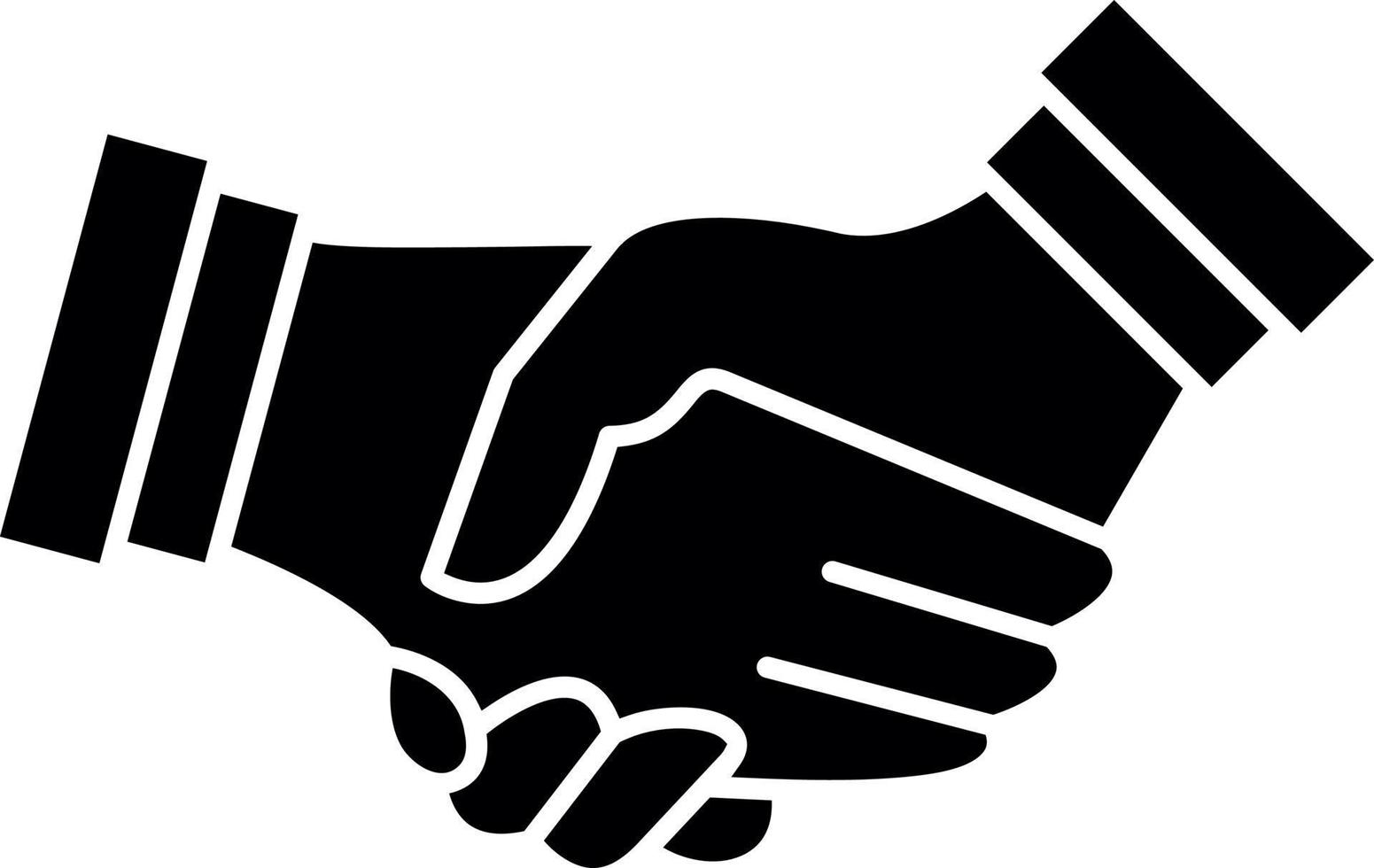 Handshake Vector Icon Design