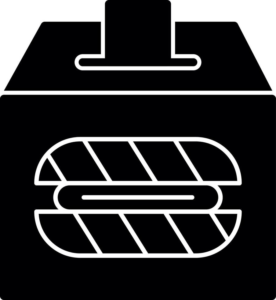 Bread Donation Vector Icon Design