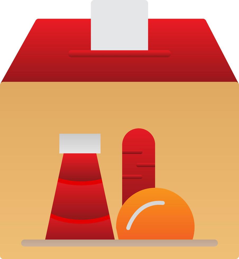 Food Donation Vector Icon Design
