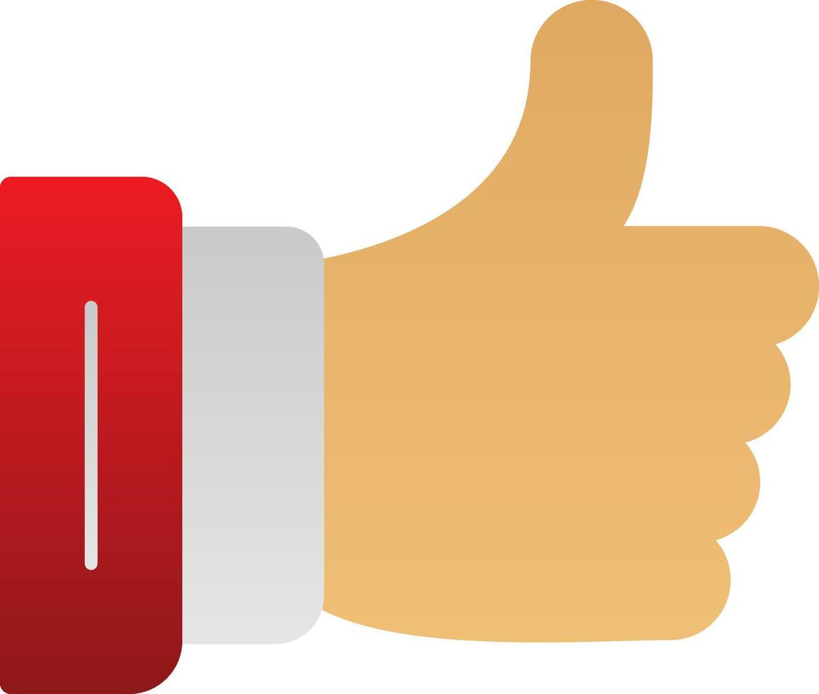 Thumbs Up Vector Icon Design