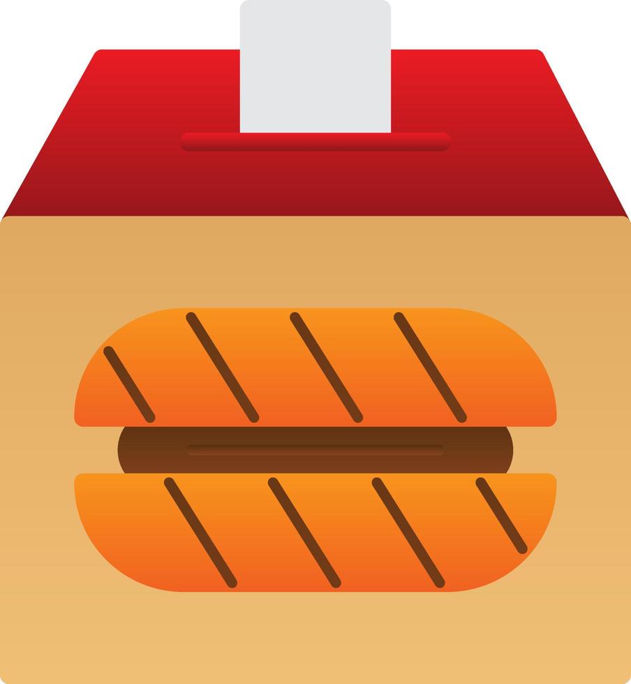 Bread Donation Vector Icon Design