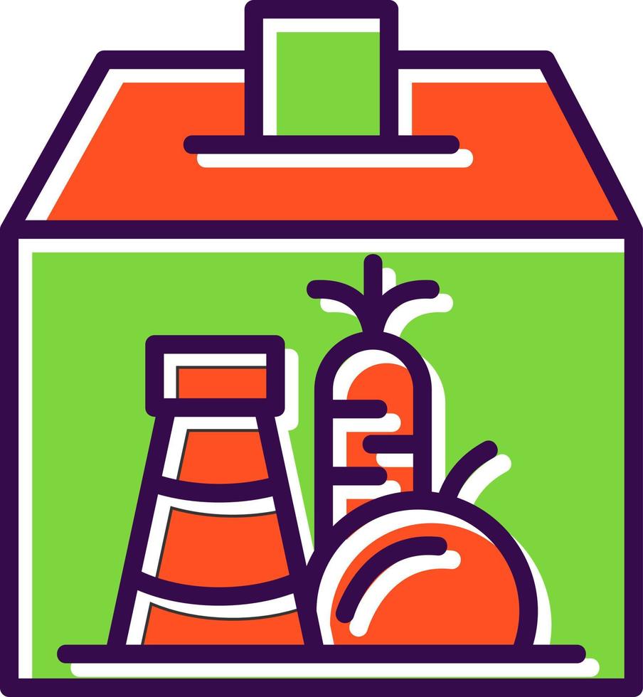 Food Donation Vector Icon Design