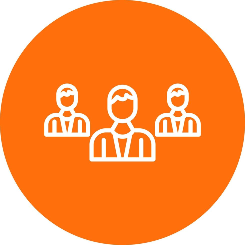 Community Work Vector Icon Design
