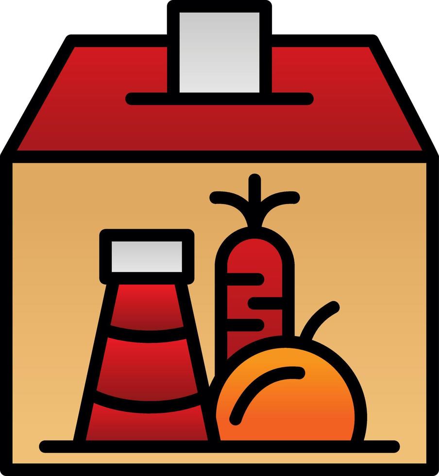 Food Donation Vector Icon Design