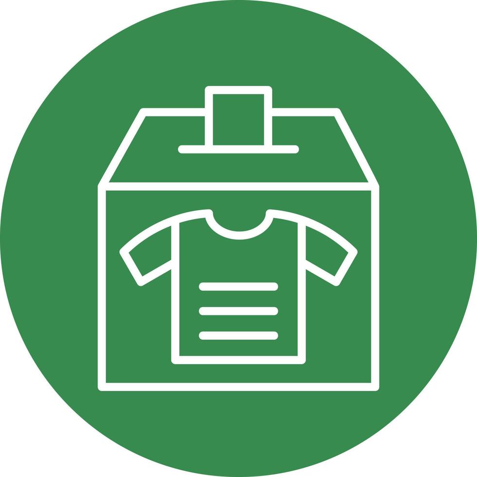 Clothes Donation Vector Icon Design