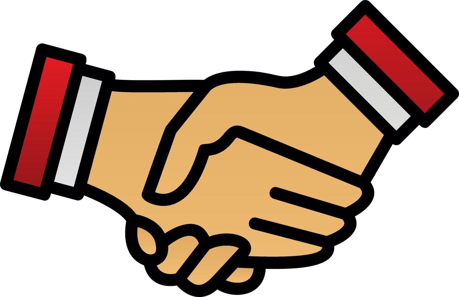 Handshake Vector Icon Design