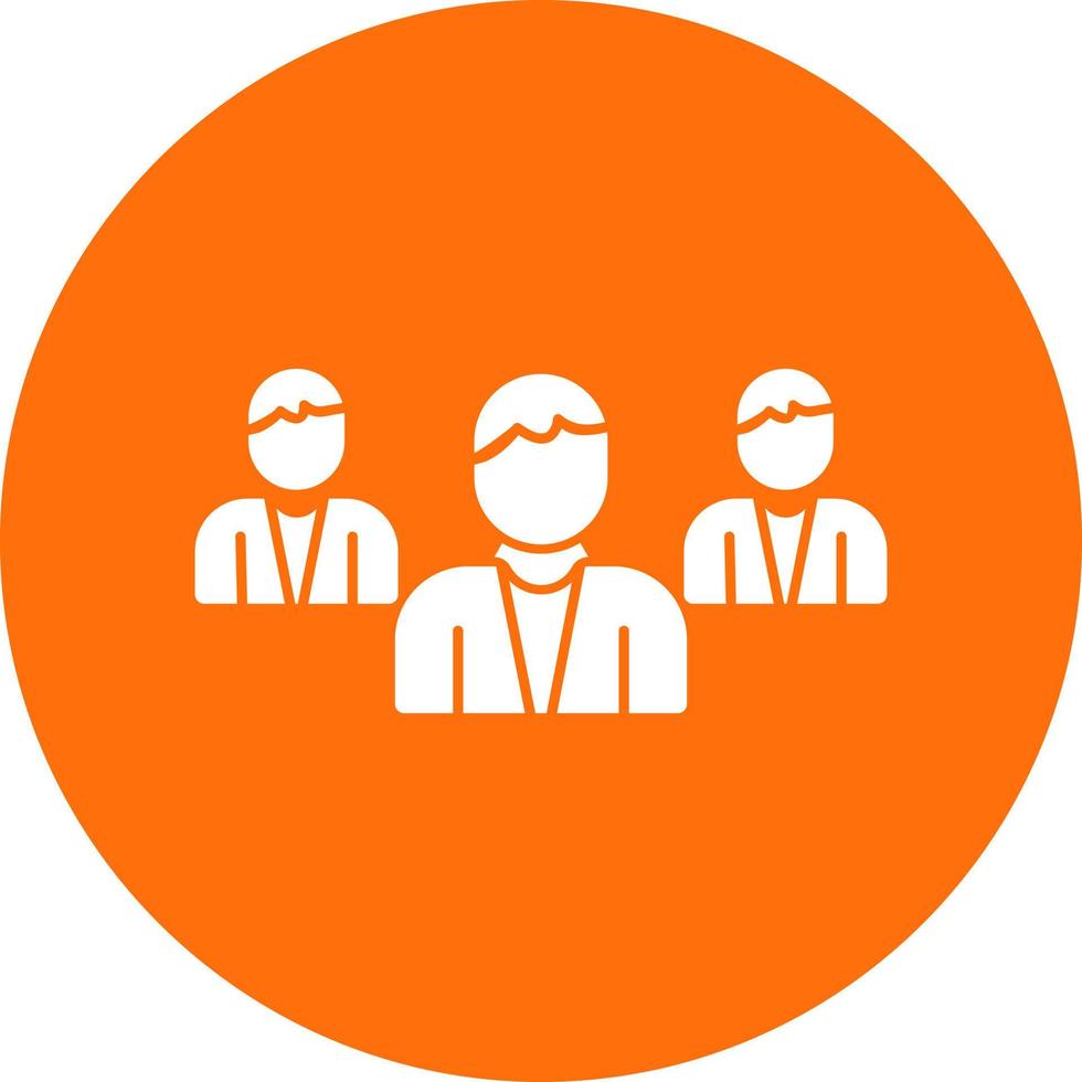 Community Work Vector Icon Design